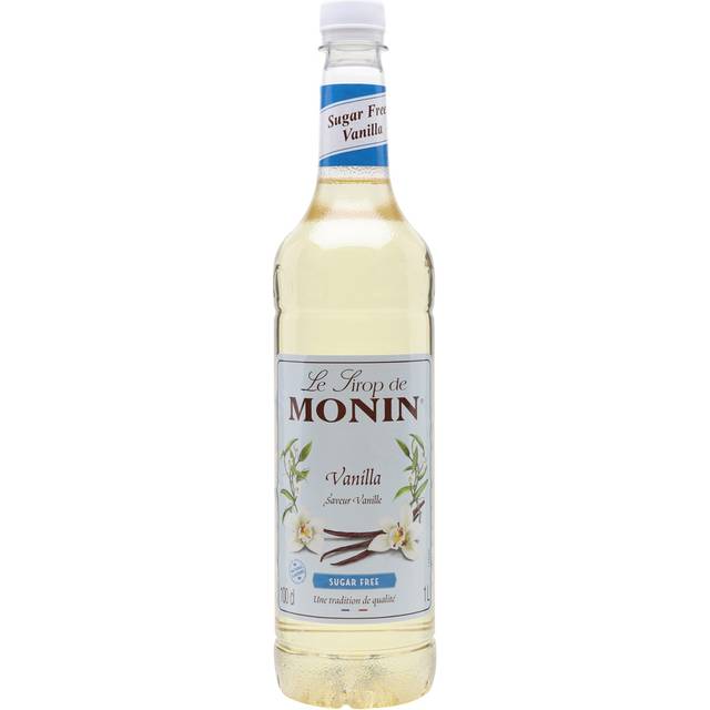 Monin Vanilla (Vanille) Sugar Free Syrup 1l Syrups and Cordials