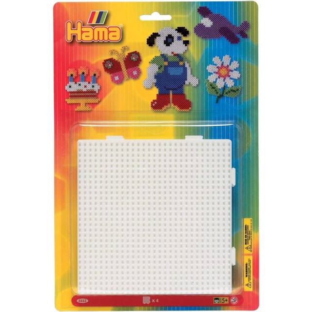 HAMA FOUR LARGE SQUARE PEGBOARD SET