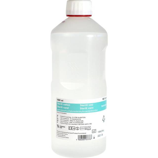 Sterilt vatten Versylene spolflaska 1000 ml