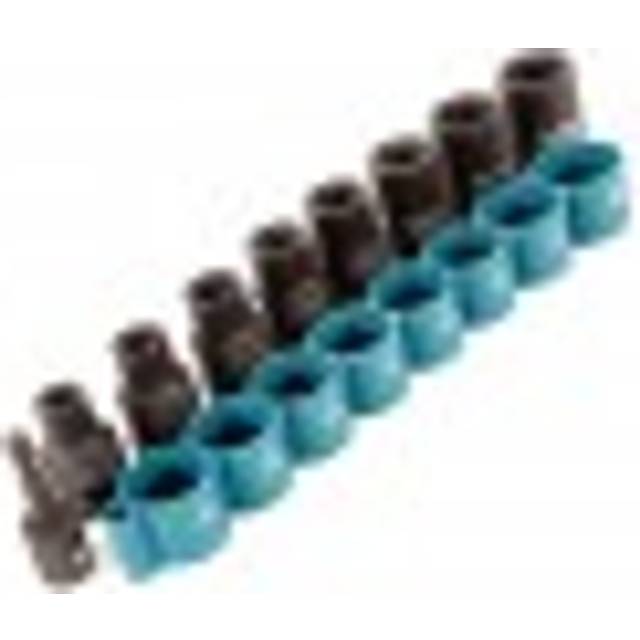 Makita B-54645 9 Piece Impact Socket Set 1/2in Drive With 1/2in Adapter
