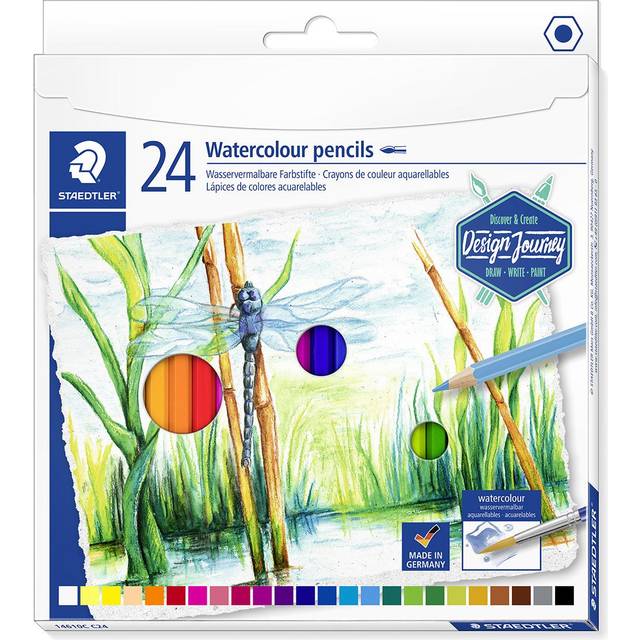 Watercolour pencil pack of 24 assd colours