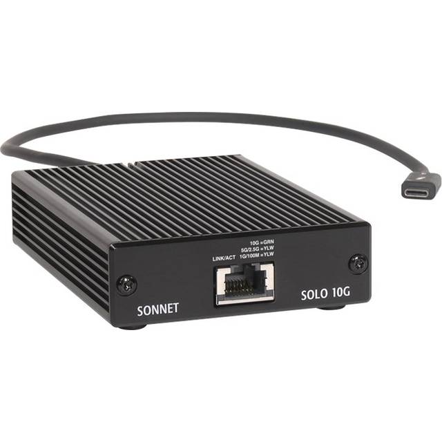 Sonnet Solo 10G Thunderbolt 3 to 10GBASE-T Ethernet Adapter