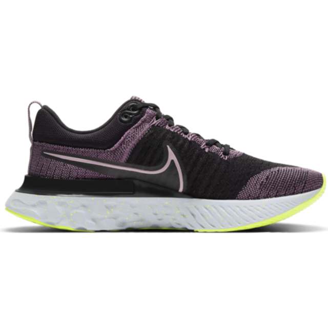 Nike React Infinity Run Flyknit 2 W Violet Dust Black Cyber Elemental Pink Price