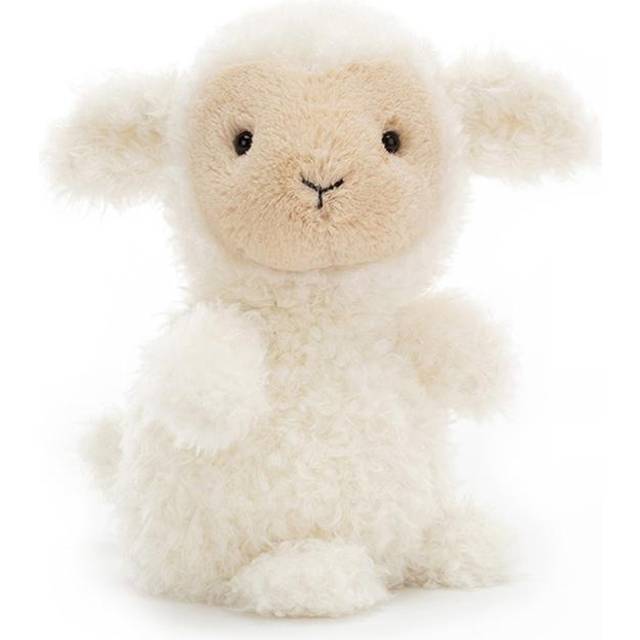 Jellycat Little Lamb Soft Toy - white/cream - one size