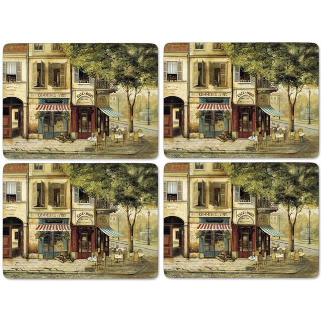 Bordsunderlägg Parisian Scenes Bordsunderlägg 4-pack - Bild design