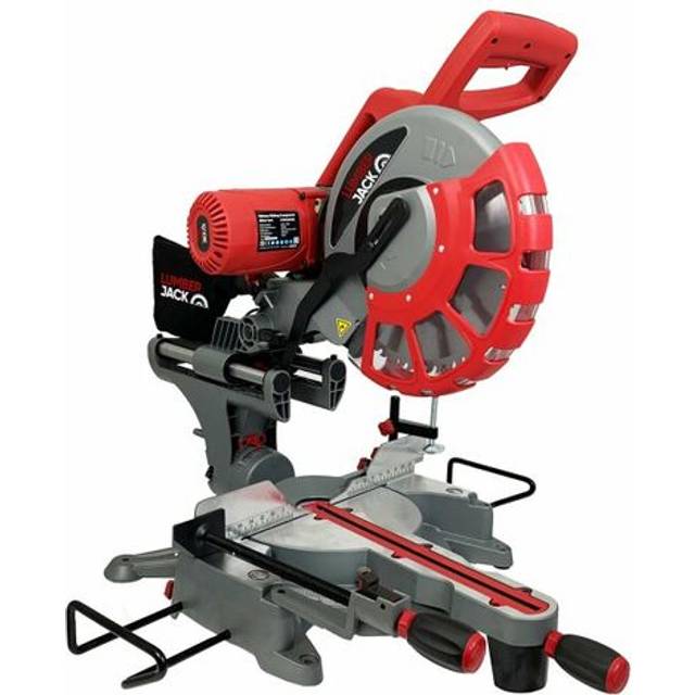Lumberjack 12" Belt Drive Double Bevel Mitre Saw - Red