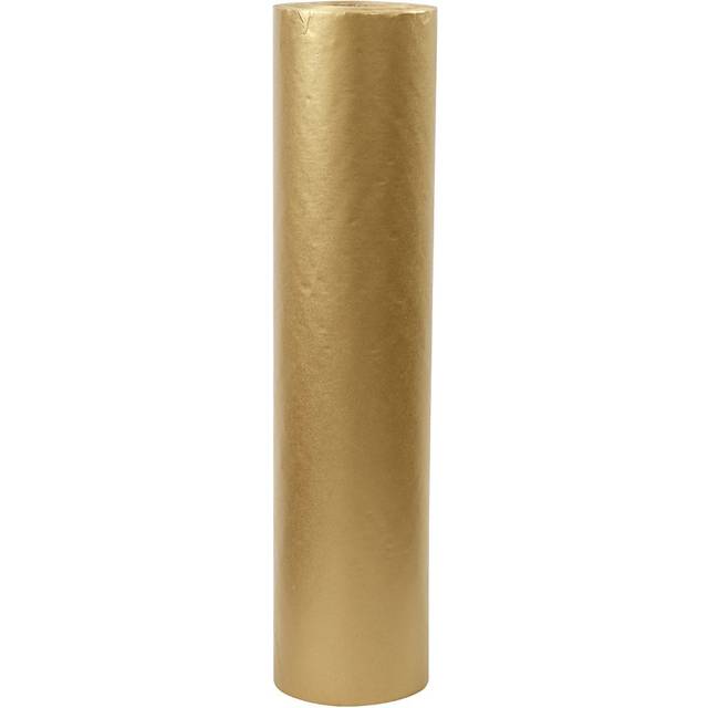 Presentpapper Guld - 100 meter - Bredd: 50 cm