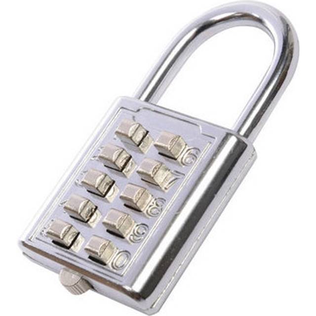 Silverline Digital Combination Padlock 10-Digit - 38mm