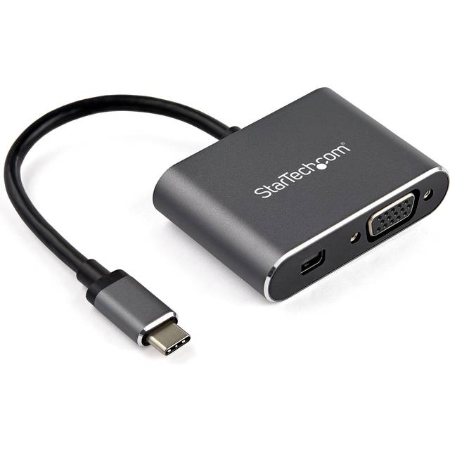 StarTech.com USB C Multiport Video Adapter - VGA or Mini DisplayPort - HD
