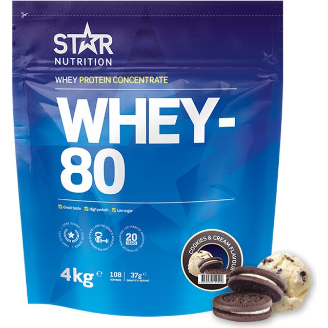 Whey-80 Vassleprotein 4 kg