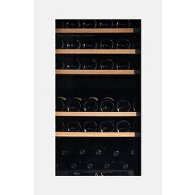Pevino Majestic Push Open 42 bottles - Dual zone - White glass front - Integrated