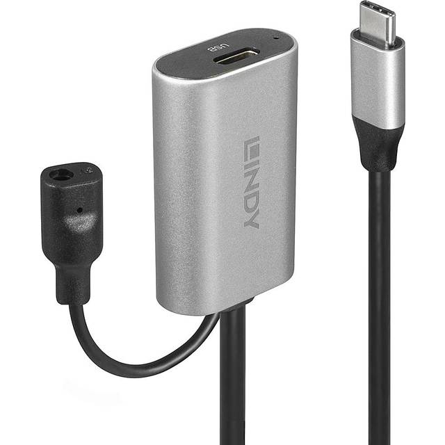 Lindy USB 3.1 Active Extension Cable C/C 5m - black