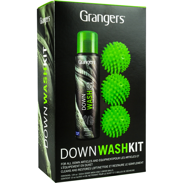 Grangers Down Wash Kit Cleans all Down clothing and Equipment GRF113
