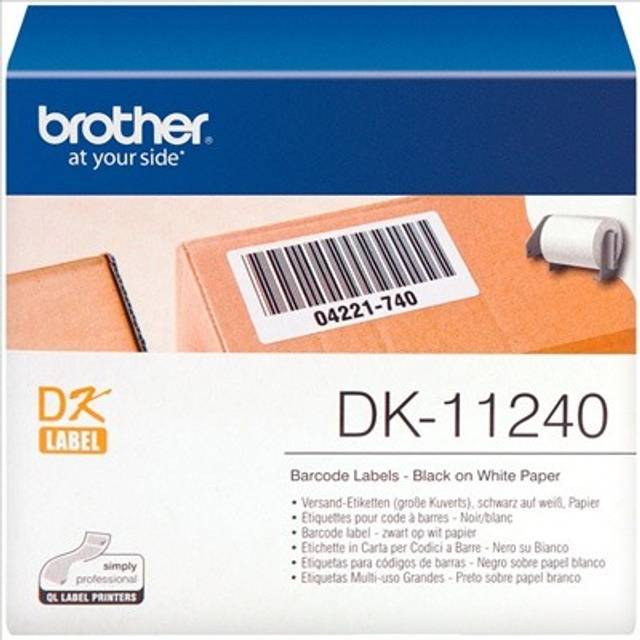 Brother DK Labels DK-11240 (51mm x 102mm) Barcode Labels (600 Labels)