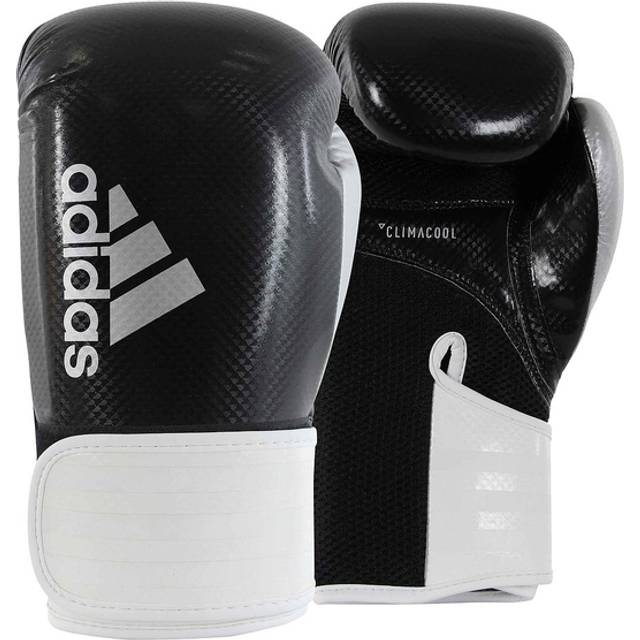 Adidas herr Hybrid 65 boxhandskar Schwarz/Weiß 12 oz