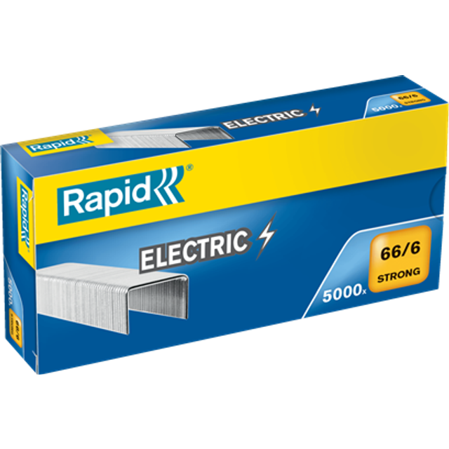 Häftklammer 66/6 | Rapid Strong Electric | 5.000st