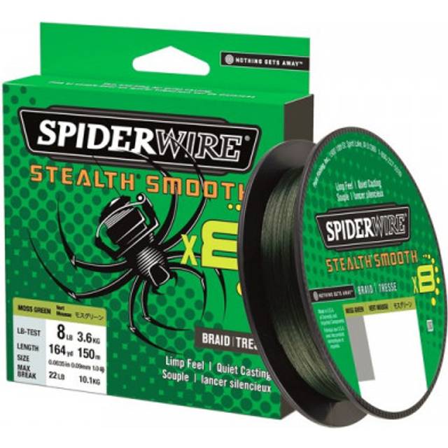 Spiderwire Stealth Smooth8 Moss Green Braid 300m - 0.19mm 18.0kg / 39lb