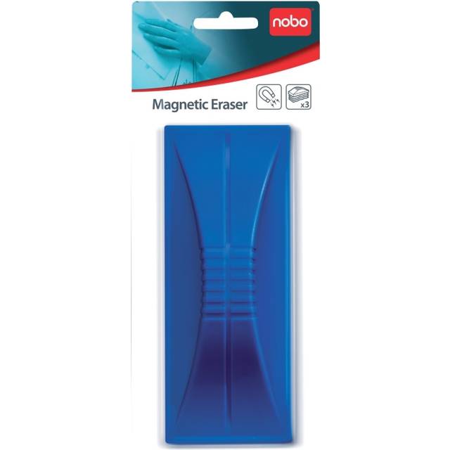 Whiteboardtorkare magnetisk | 14,8 x 6cm | Nobo