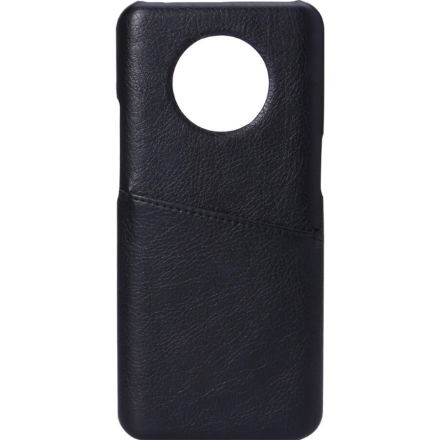 Onsala Mobilskal Läder Svart - Oneplus 7T