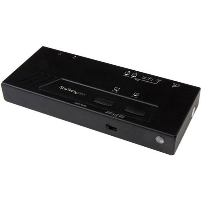 StarTech.com 2x2 HDMI Matrix Switch with 4K Fast Switching And