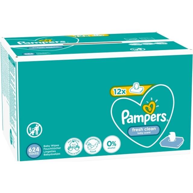 Pampers Baby Wipes Scented 12x52 pcs