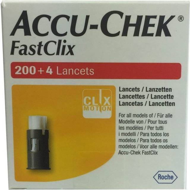 Lansett Accu-Chek FastClix - 30G (0,30mm) 6-trumma - 102 st