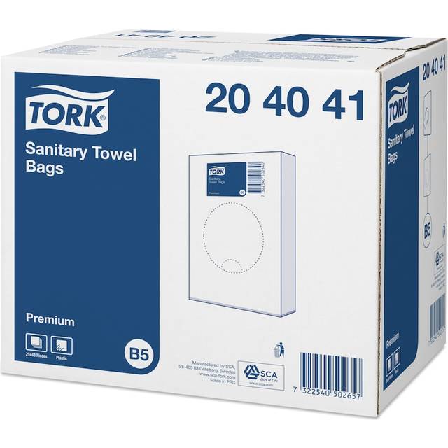 Tork Sanitary Towel Bags B5 Premium White Pack of 25