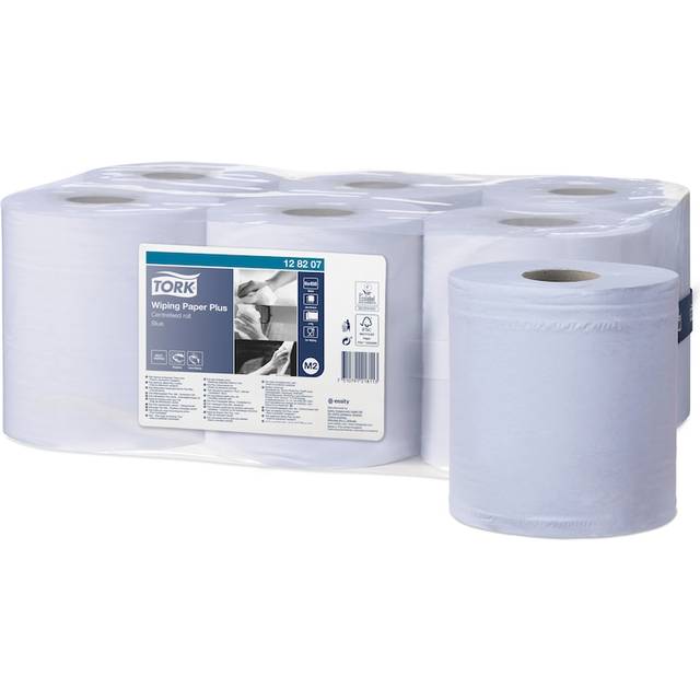 Tork Centrefeed Wiper Dispenser Refill Blue (Pack of 6)