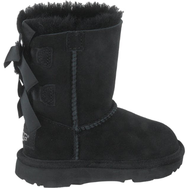 UGG Unisex – Barn Stövlar Bailey Bow II, svart, 23.5 EU