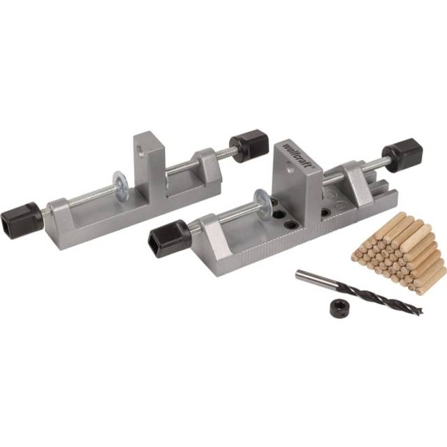Wolfcraft Universal Dowelling Kit for Fitting Dowel Holes, 44 pcs