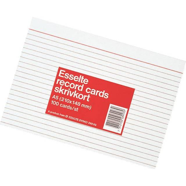 Skrivkort 8000/A5L linjerat