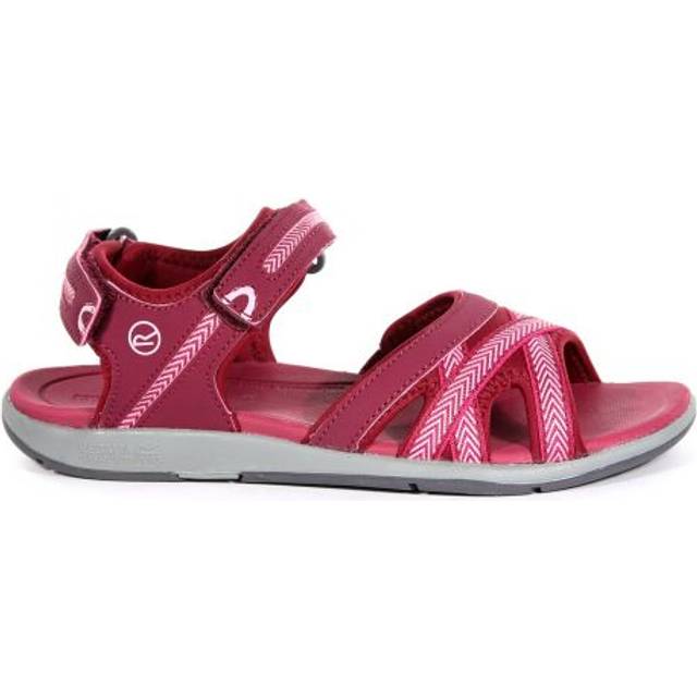 (4 UK, Beetroot/Mellow Rose) Regatta Womens/Ladies Santa Clara Sandals