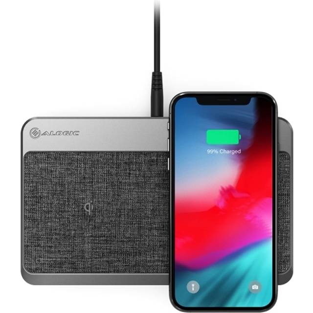 Alogic Power Hub Multi-Device Wireless & Charging Station - Grå/