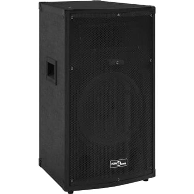 vidaXL Professional Passive Hifi Stage Speaker 1000 W Black Disco Club Party