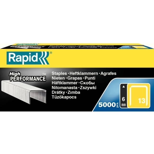 Rapid Nr. 13 Fintrådsklammer 6 mm, 5000st, 11830700