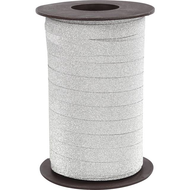 Curlingband A 10 mm silver 100 m