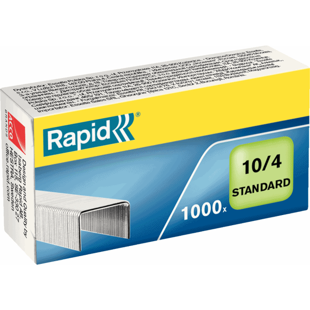 Rapid 10/4 Staples pack 1000staples