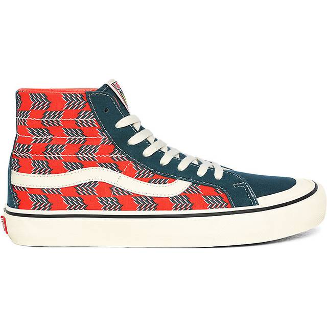 Vans Mod Checkerboard SK8-Hi 138 Decon Sf 'Red Blue' VN0A3MV122N - Red/Blue - 10
