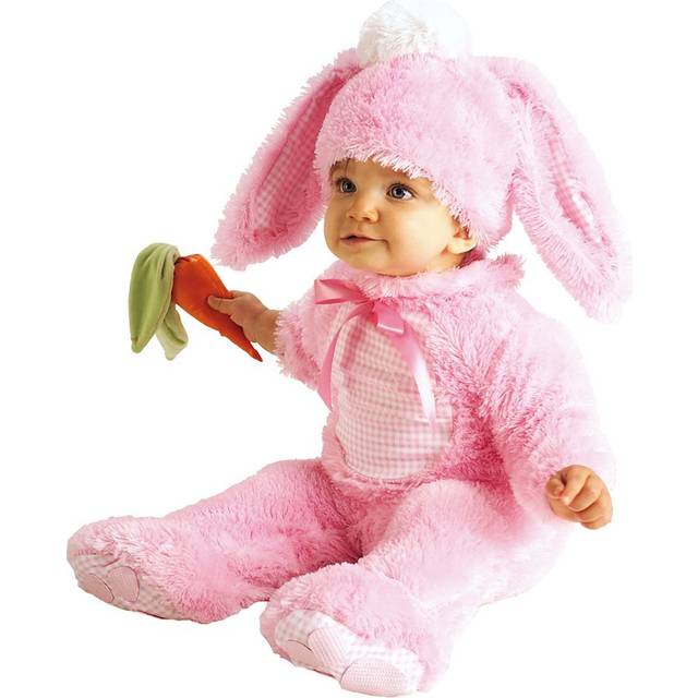 6-12 Months Pink Baby Girls Rabbit Costume - Bunny Fancy Dress Easter Animal -  bunny fancy dress rabbit baby costume pink easter animal wabbit cute