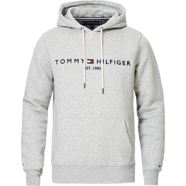 Men's Tommy Hilfiger Mens Core Tommy Logo Hoodie - Grey - Size: 44/Regular