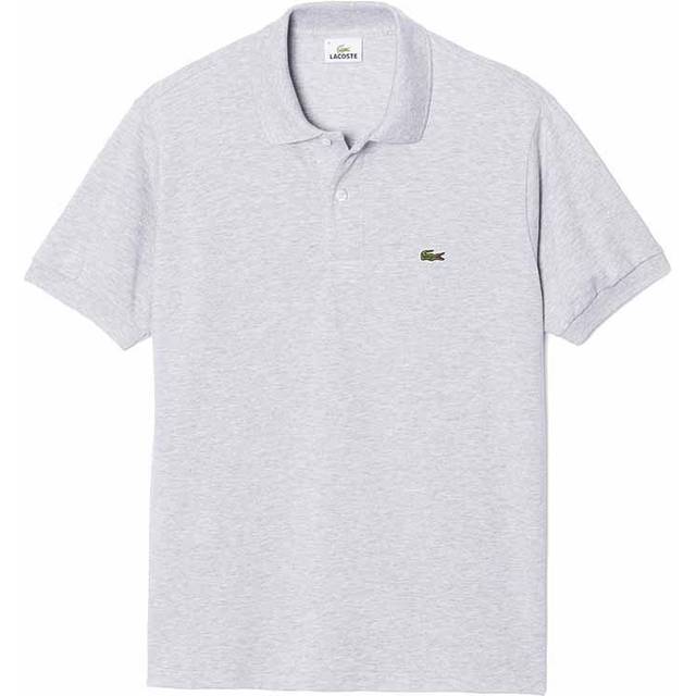 Men's Lacoste Classic Fit L.12.12 Mens Short Sleeve Polo Shirt - Grey - Size: 38