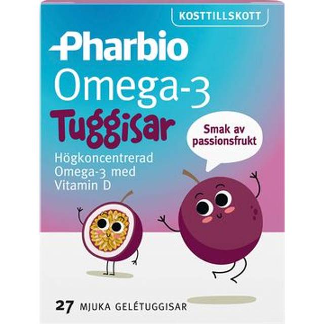 Omega-3 Barn Passionsfrukt 27 tuggkapslar