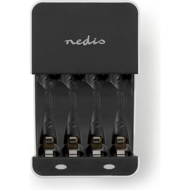 Nedis NiMH-batteriladdare AA/AAA