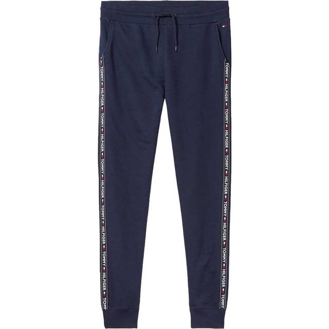 Tommy Hilfiger Men's Icon Hawk Logo Tape Jogging Bottoms, Navy Blazer - Size: 37/36/32