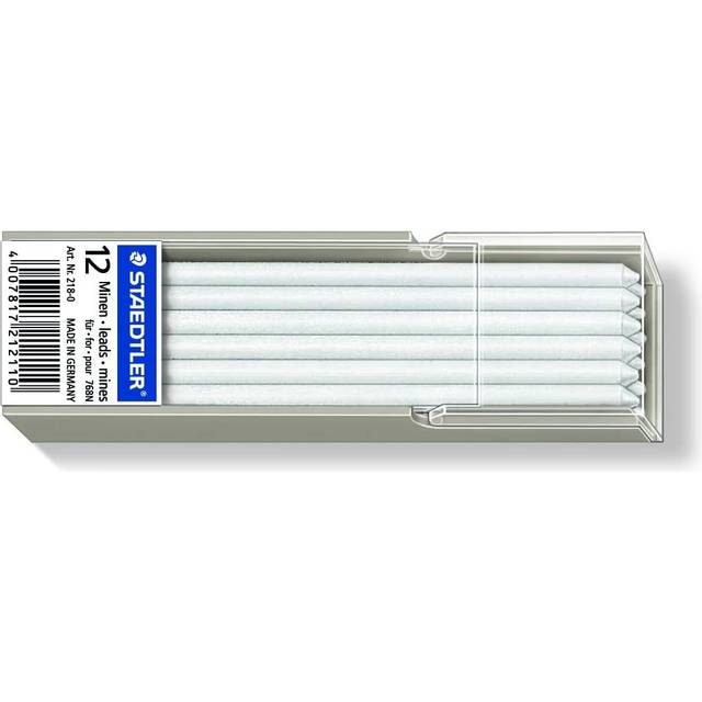 218-0 Lumocolor Non-Permanent Refill Lead for 3mm Leadholders - White (Pack of 12)
