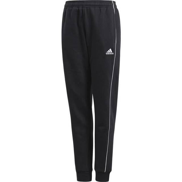 Adidas core 18 boys fleece bottoms tracksuit training kids sweat pants joggers