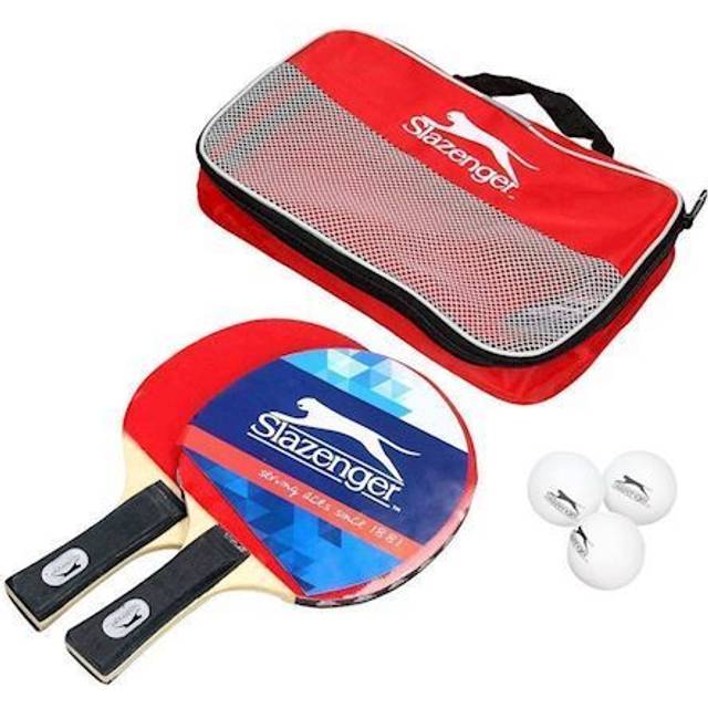 Pingisset med rack och 3-pack bollar