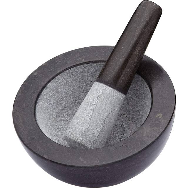 MasterClass Quarry Granite Mortar and Pestle (12cm H X 21cm W X 21cm D)