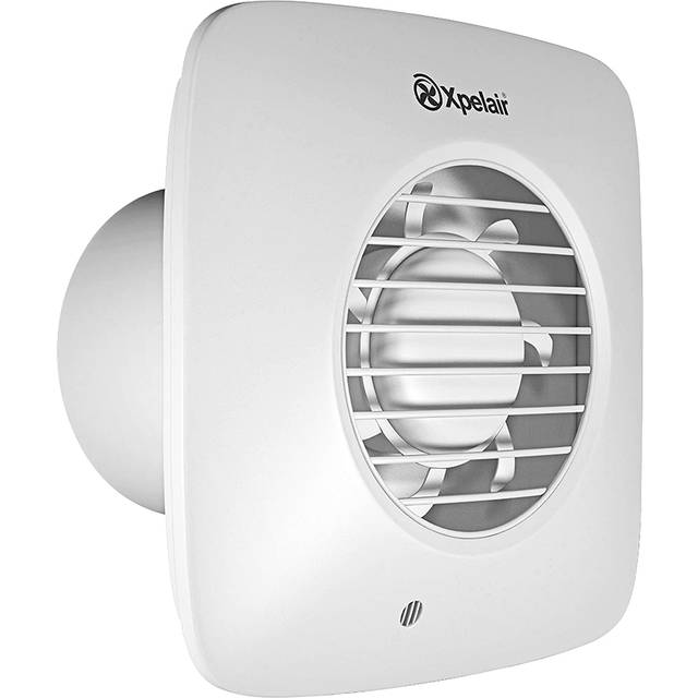 Xpelair DX100TS Timer Square Extractor Fan with Wall Kit (93026AW)