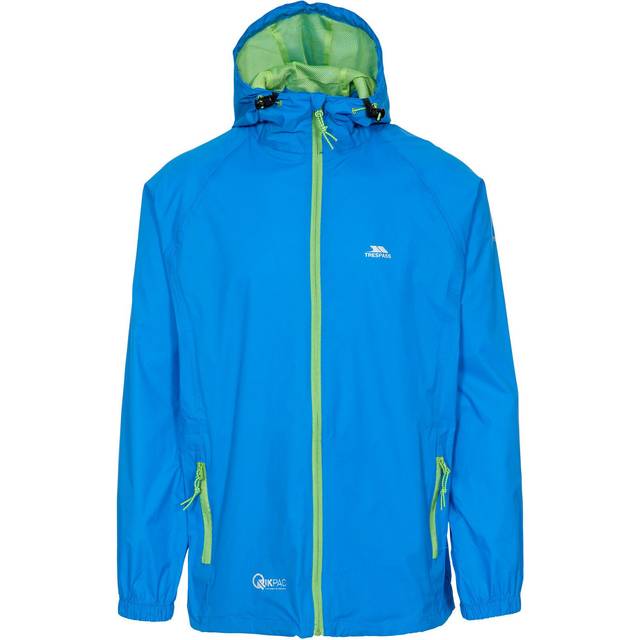 (XL, Cobalt) Trespass Adults Unisex Qikpac Packaway Waterproof Jacket